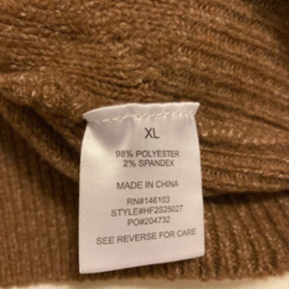 NWT Hippie Rose Sweater Pull Over  Brown XL - Picture 8 of 8